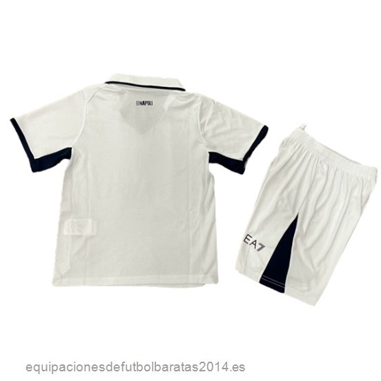 Nuevo 2ª Conjunto De Niños Napoli 24/25 Blanco Baratas